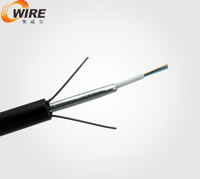 Central tube type light armoured optical cable