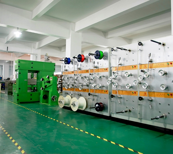 Fiber optic production line