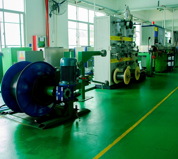 Fiber optic production line